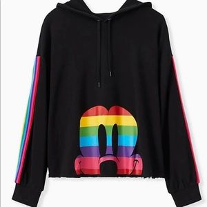 torrid mickey mouse pride hoodie